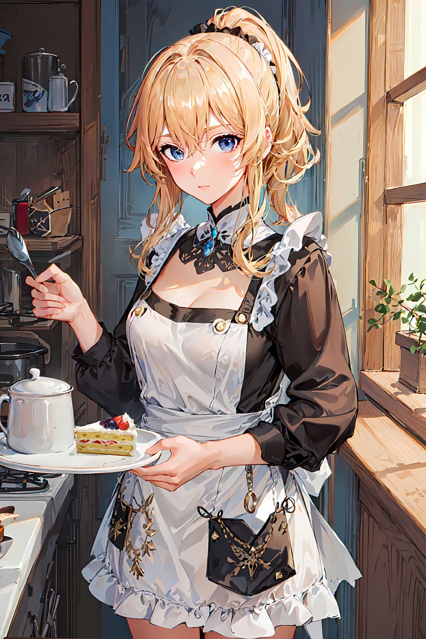 动漫#琴团长也是你家女仆