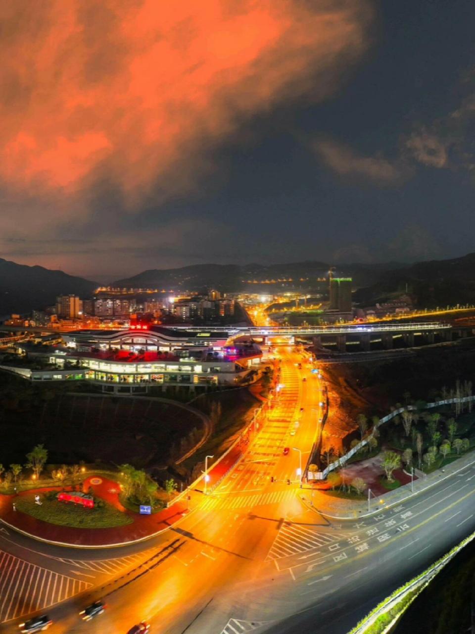 请你看云阳的夜景!