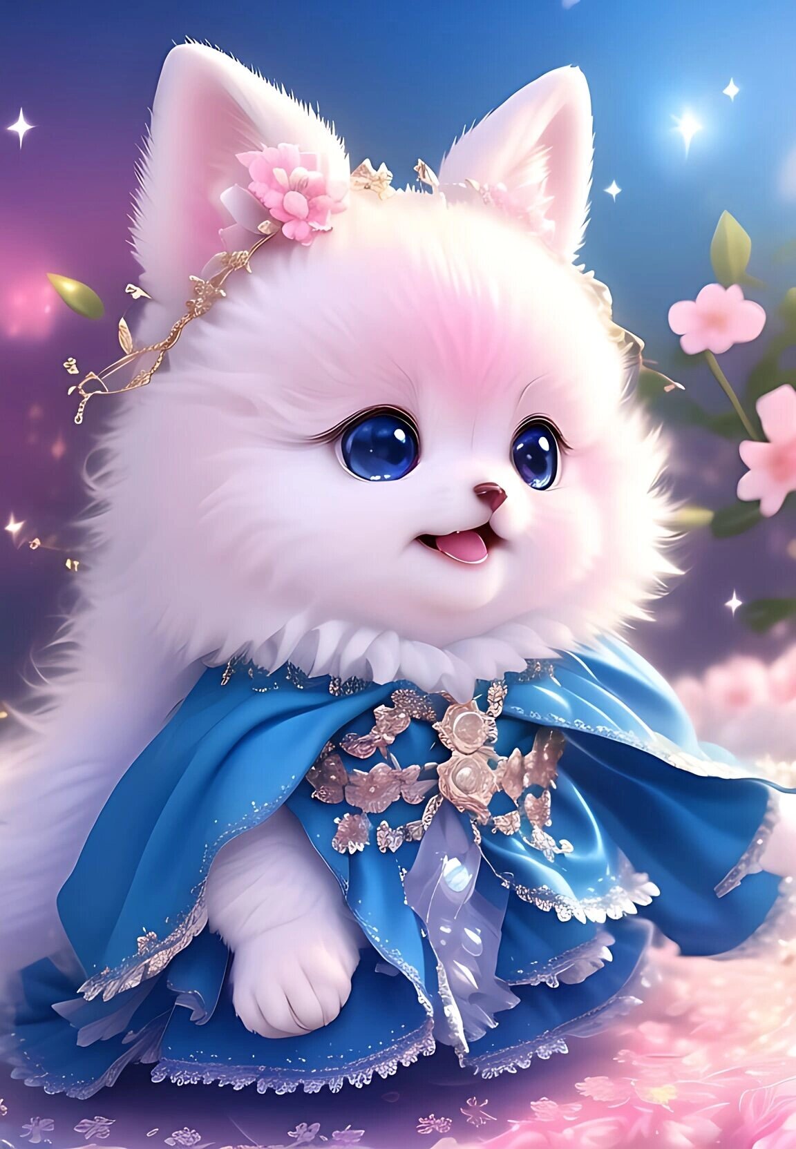 博美蓝色精灵
