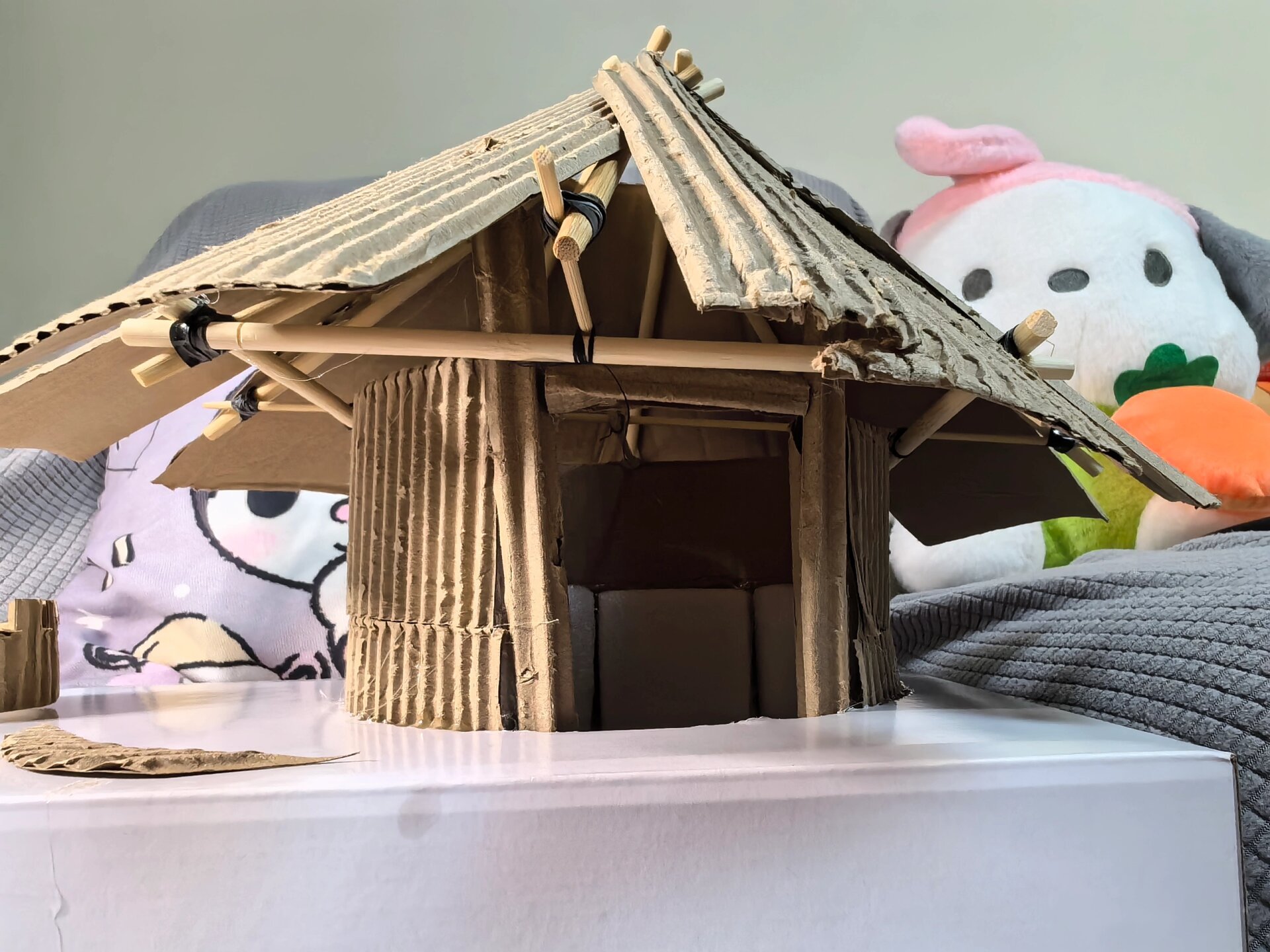 半坡人半地穴式房屋手工