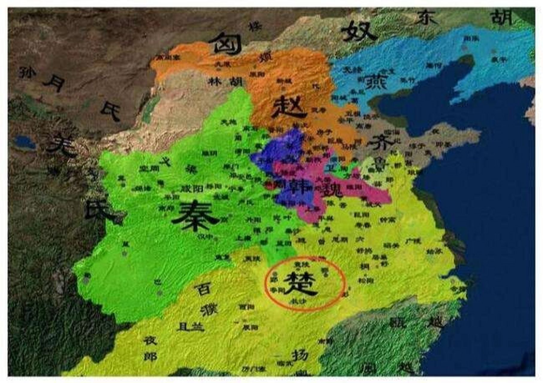 中国历史普及:春秋战国七雄之楚国 楚国(?