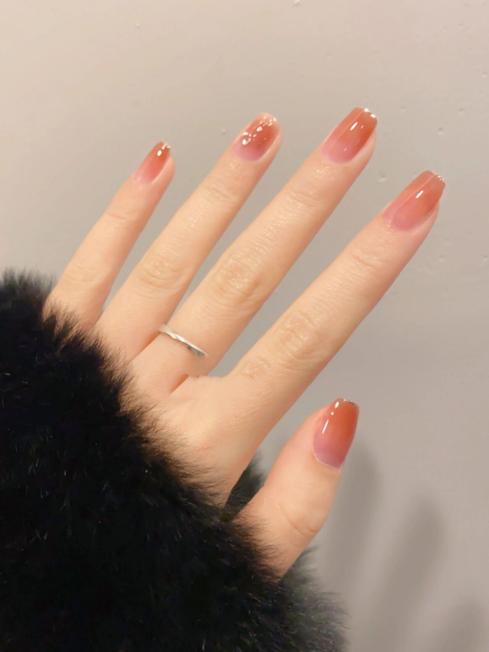 2023新款美甲 2023新款美甲7715冰透简约果冻78 这款美甲上手也