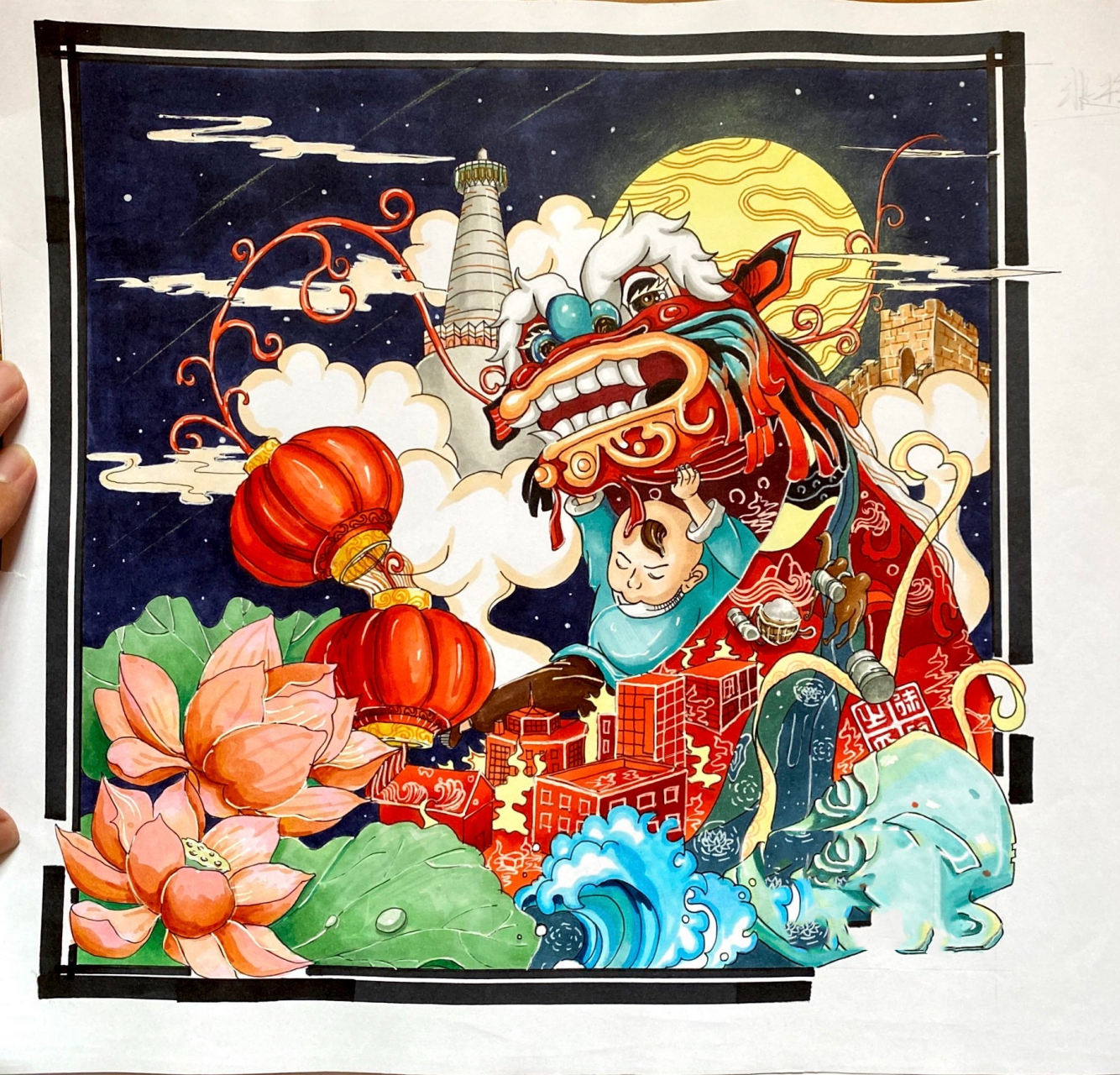 原创中华传统文化主题装饰画99