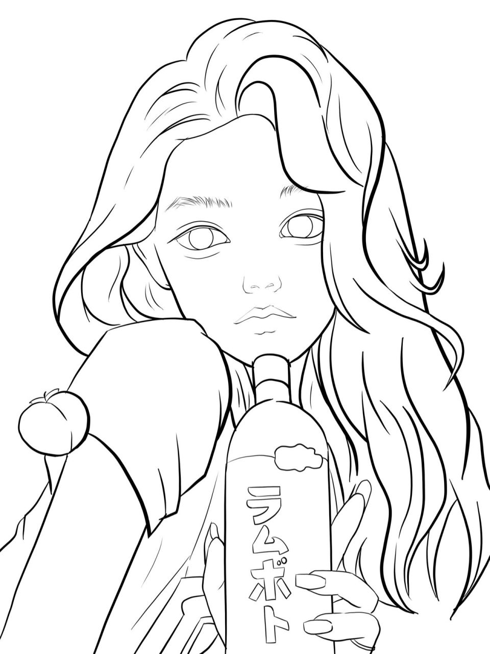 ps手绘练习临摹3(附过程)  坚持总会有收获的