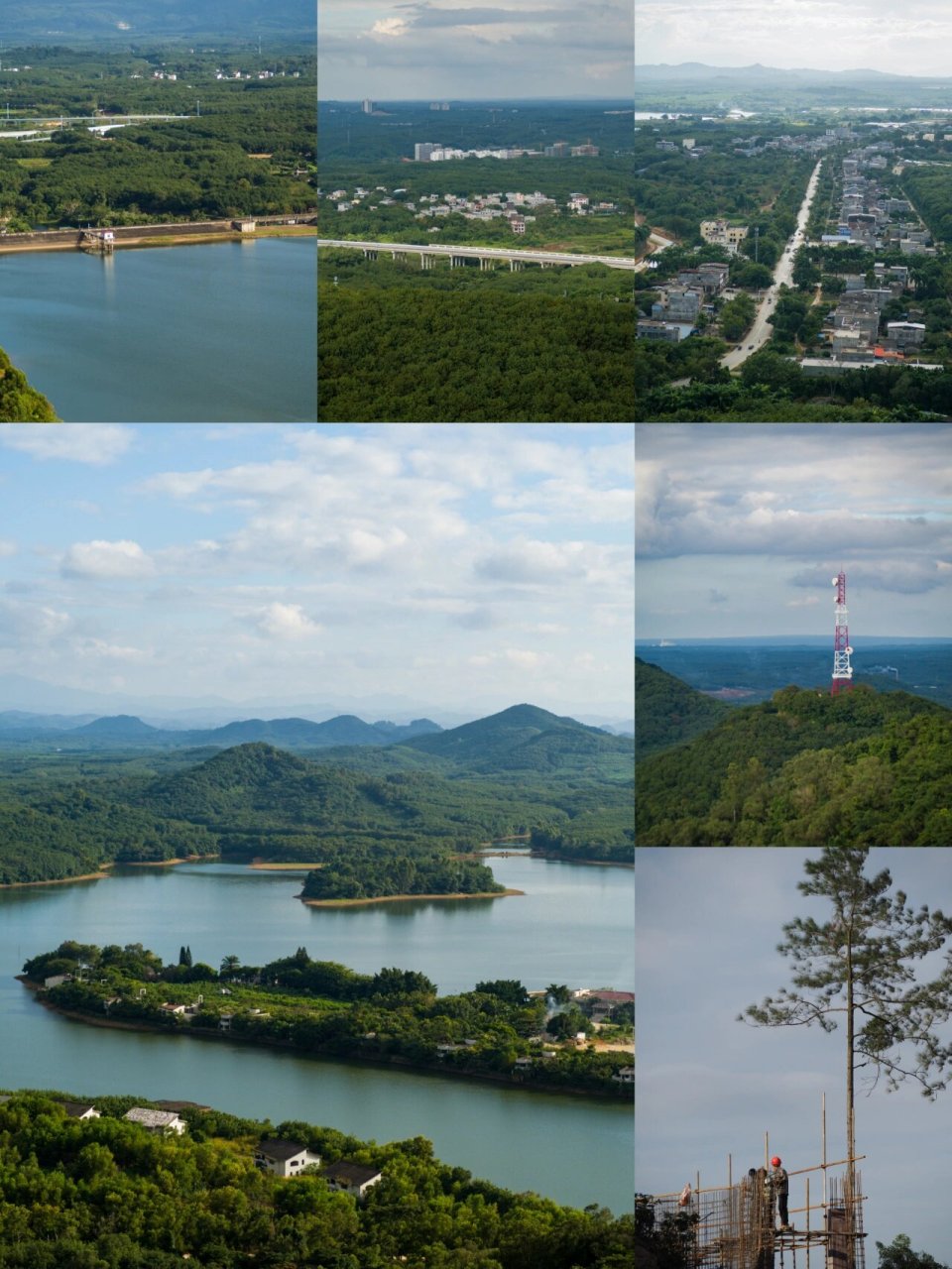 海南|俯瞰美丽儋州 儋阳楼,少有的离市区很近的景区,也是公园,登顶