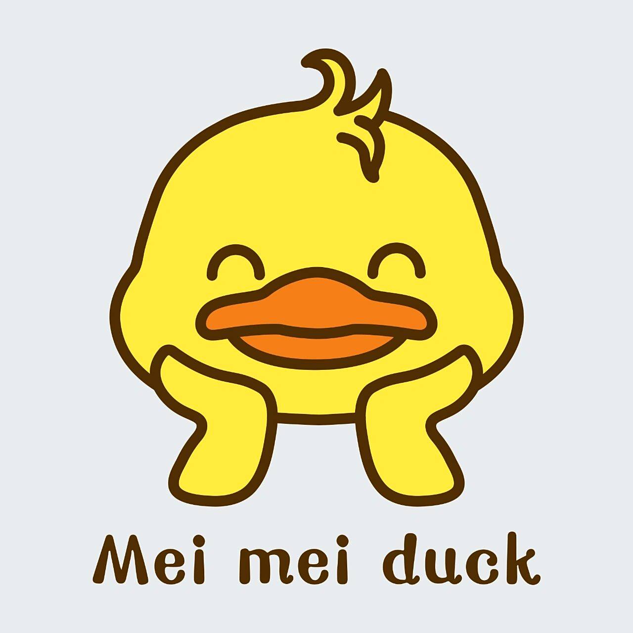 小黄鸭,好运鸭,卡通形象设计,头像分享