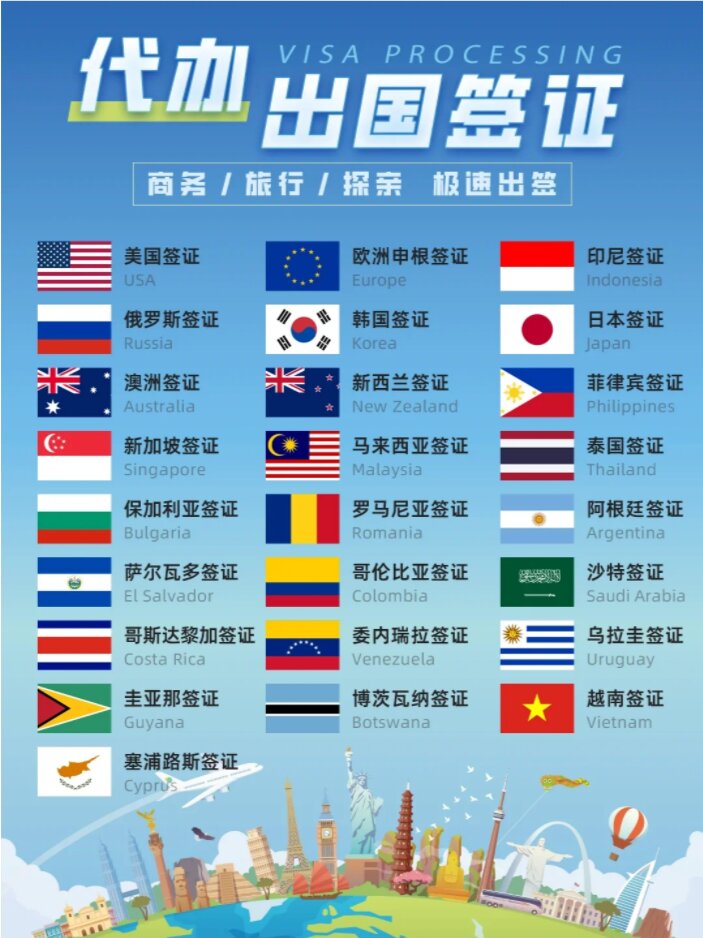 出国签证代办