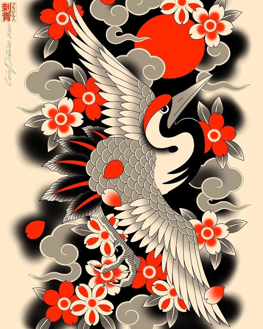 老传统纹身手稿分享