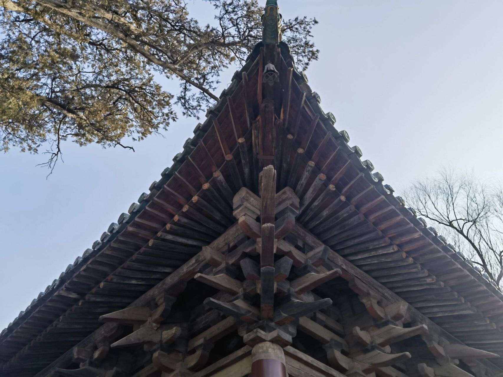 山西太原晋祠金代献殿 山西太原晋祠献殿拍摄于大年初四 金朝 金世宗