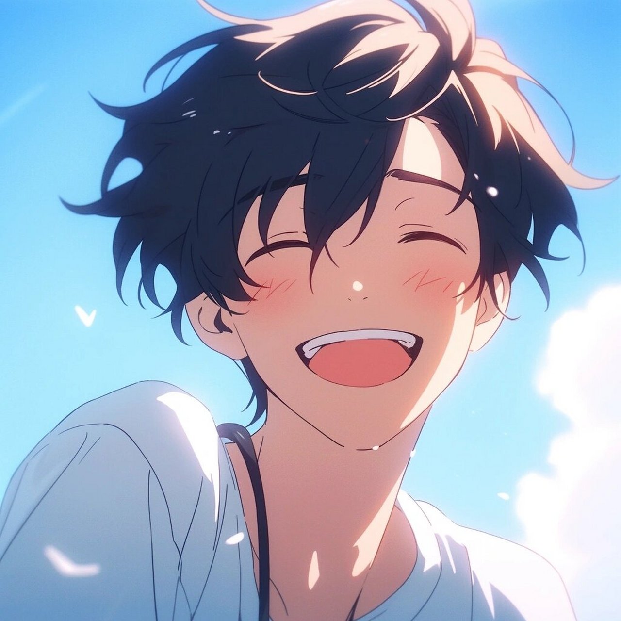 mj|二次元笑容男头 笑容是像阳光一样的魔法78,让人感到温暖和愉悦.