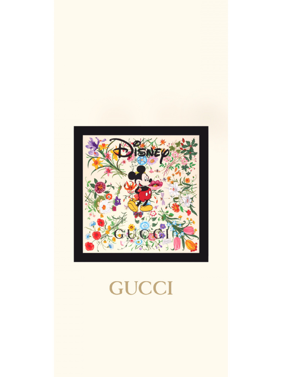 ggucci和米奇联名手机壁纸来啦!