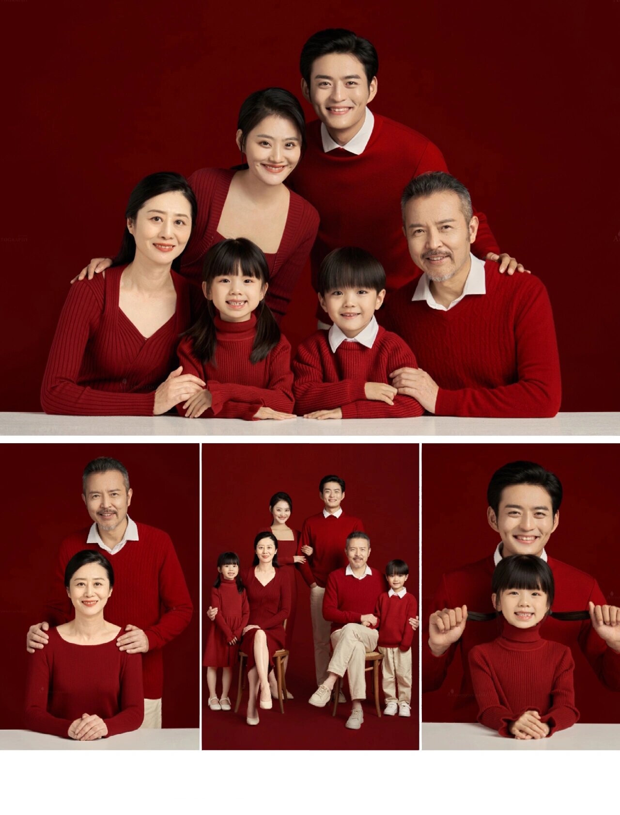 建议收藏 2022年流行最火97的九种风格全家福风格 每一套都是经典