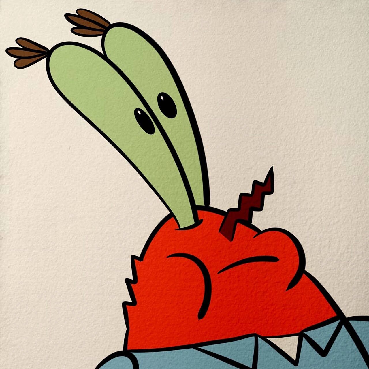 蟹老板7815简笔画附过程7815 99海绵宝宝系列之蟹老板 78