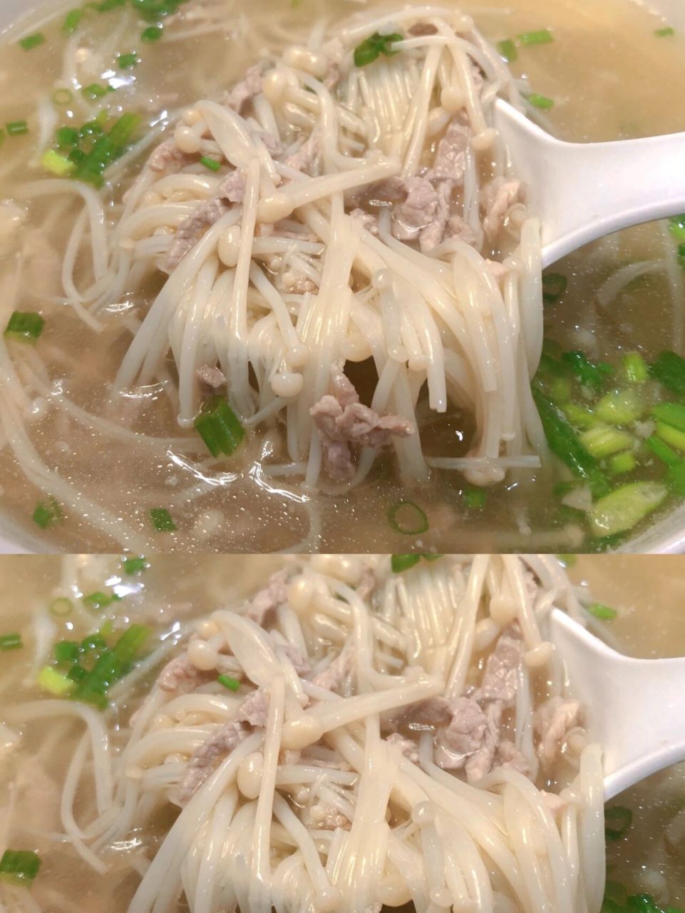 90留学生菜谱|金针菇瘦肉汤 汤泡饭神器 腌肉09 一小勺料酒 生抽