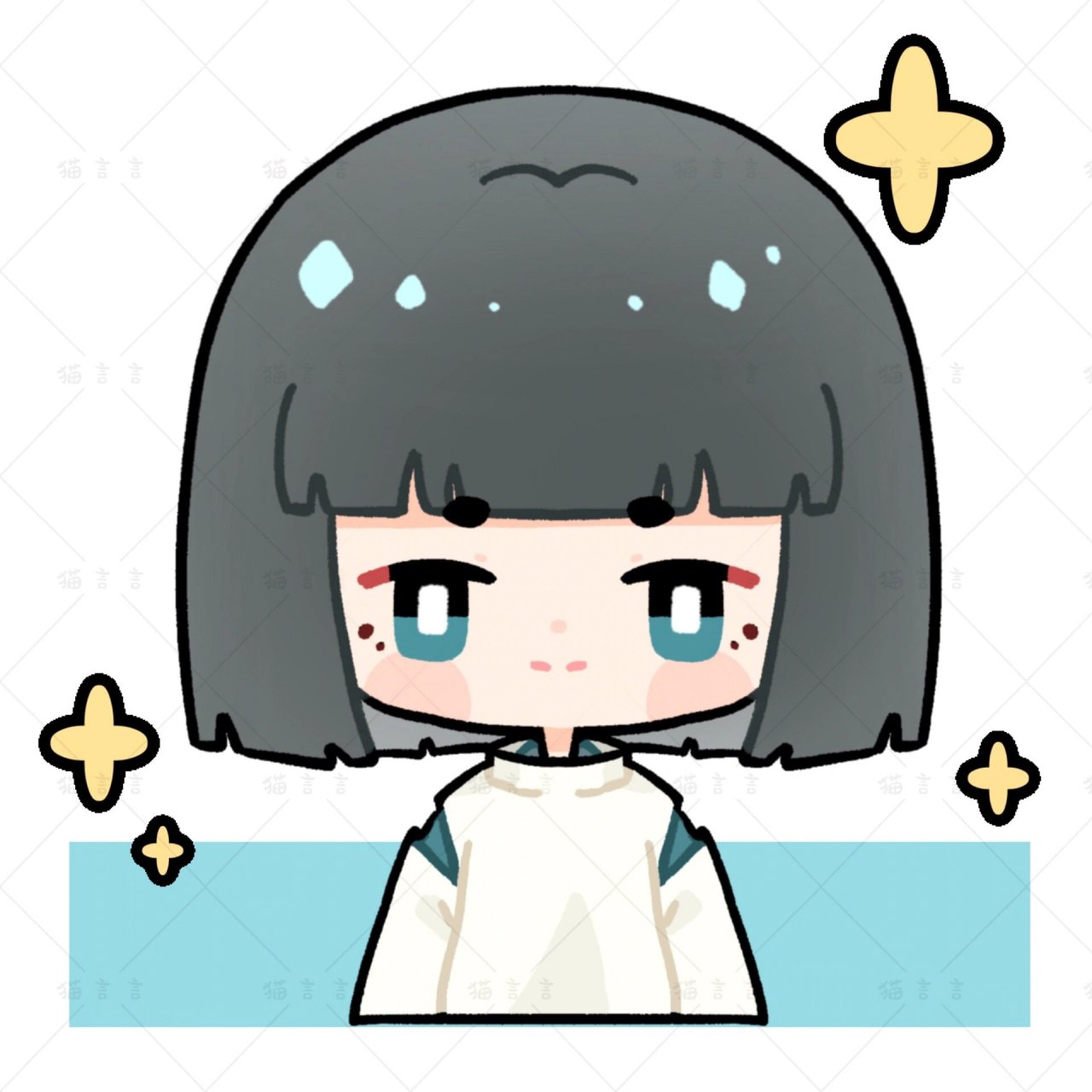 宫崎骏动画q版|千与千寻-白龙,千寻头像 #q版人物# #q版头像# #宫崎骏