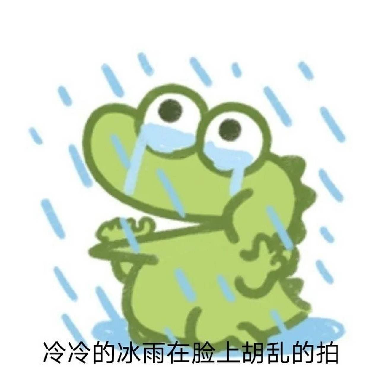 最火97的青蛙90表情包 礼貌拿图