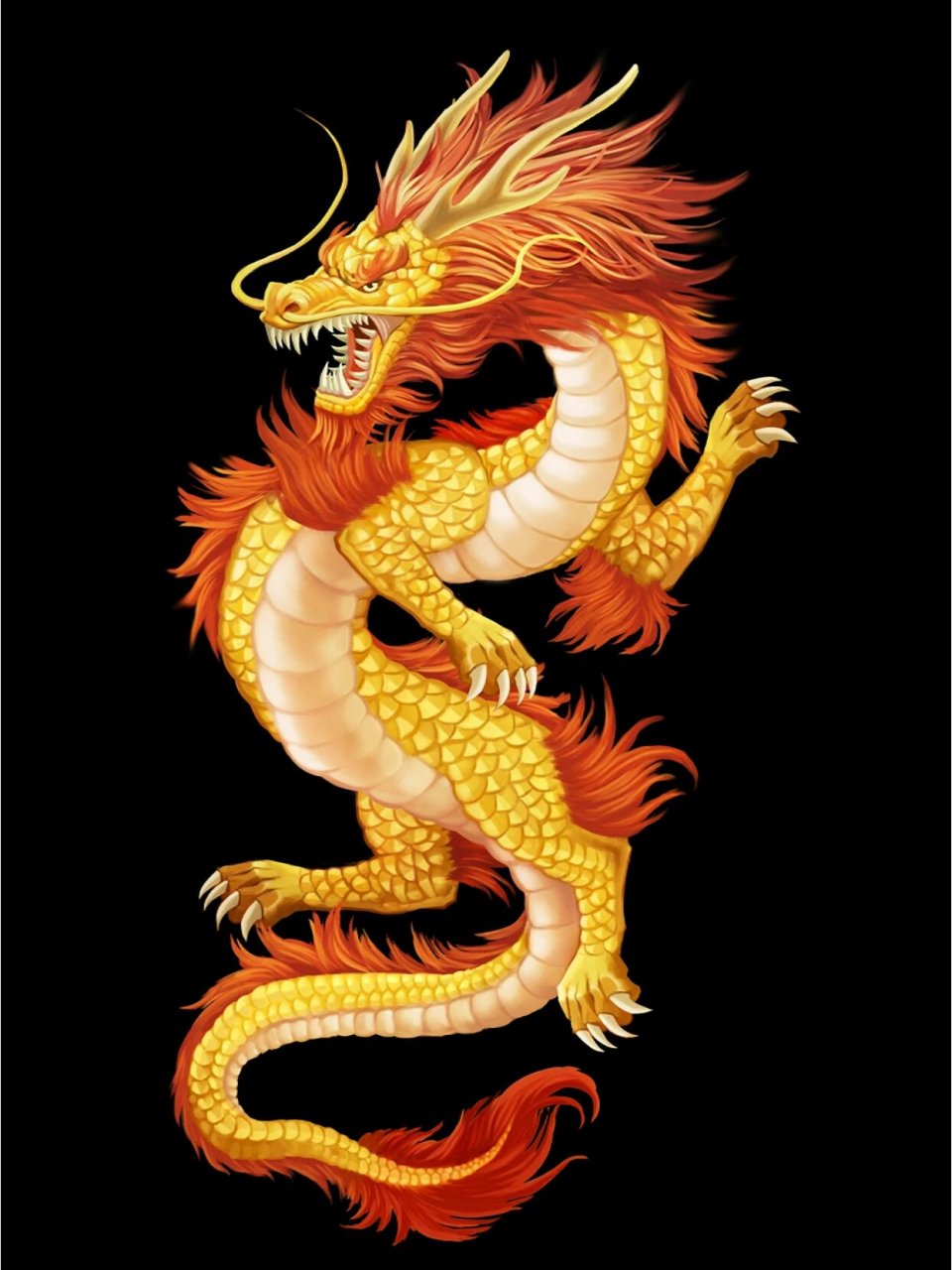 国风素材/高清免抠/龙图 96龙是中国神话中具有权威象征的神异动物