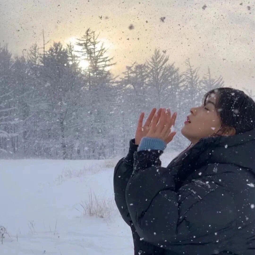 氛围感下雪9815女生头像集结93 yoyo→_→漫天飞雪9815氛围