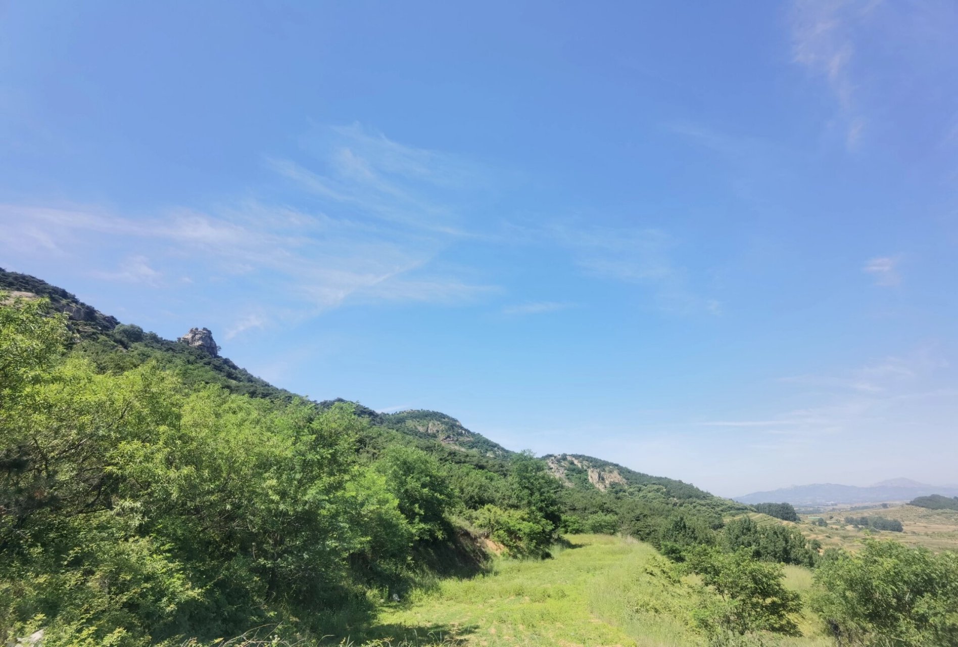 日照甲子山 上山下山一个小时 周末出出汗