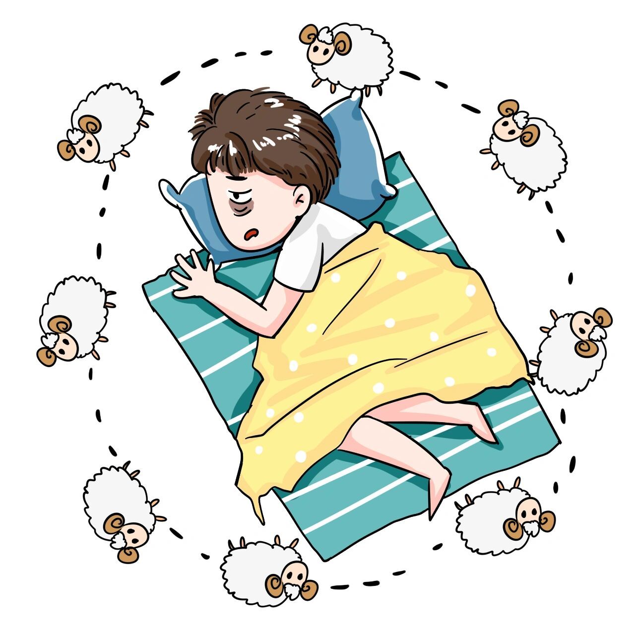 你崩溃到凌晨四点半 他睡到八点自然醒 9494失眠不是病,但比病更