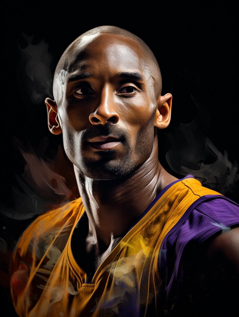 nba 科比|挑战极限,永不言败,成就传奇之路 #ai绘画 #壁纸# #每日壁纸