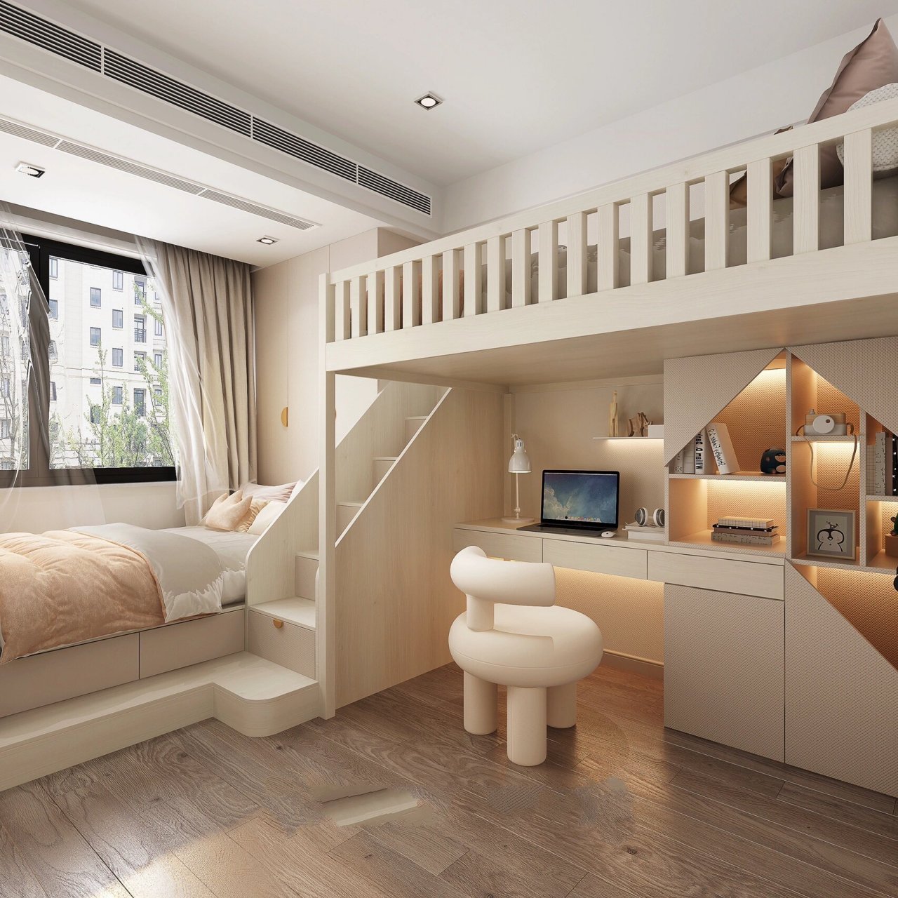 10平米打造羡慕到哭的儿童房,快来抄作业6015 主页还有很多精美