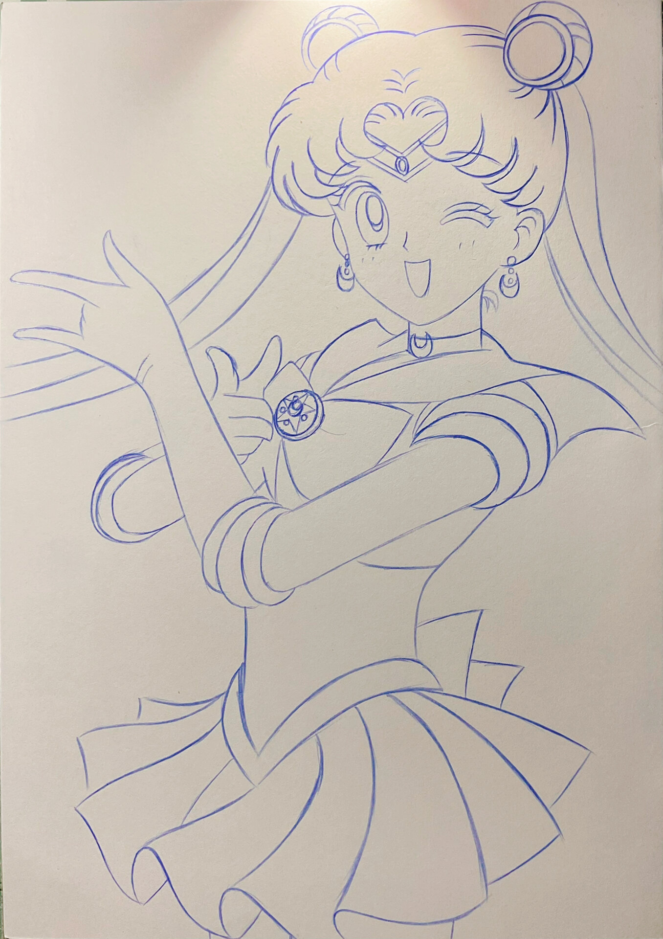 美少女战士 水冰月|马克笔手绘