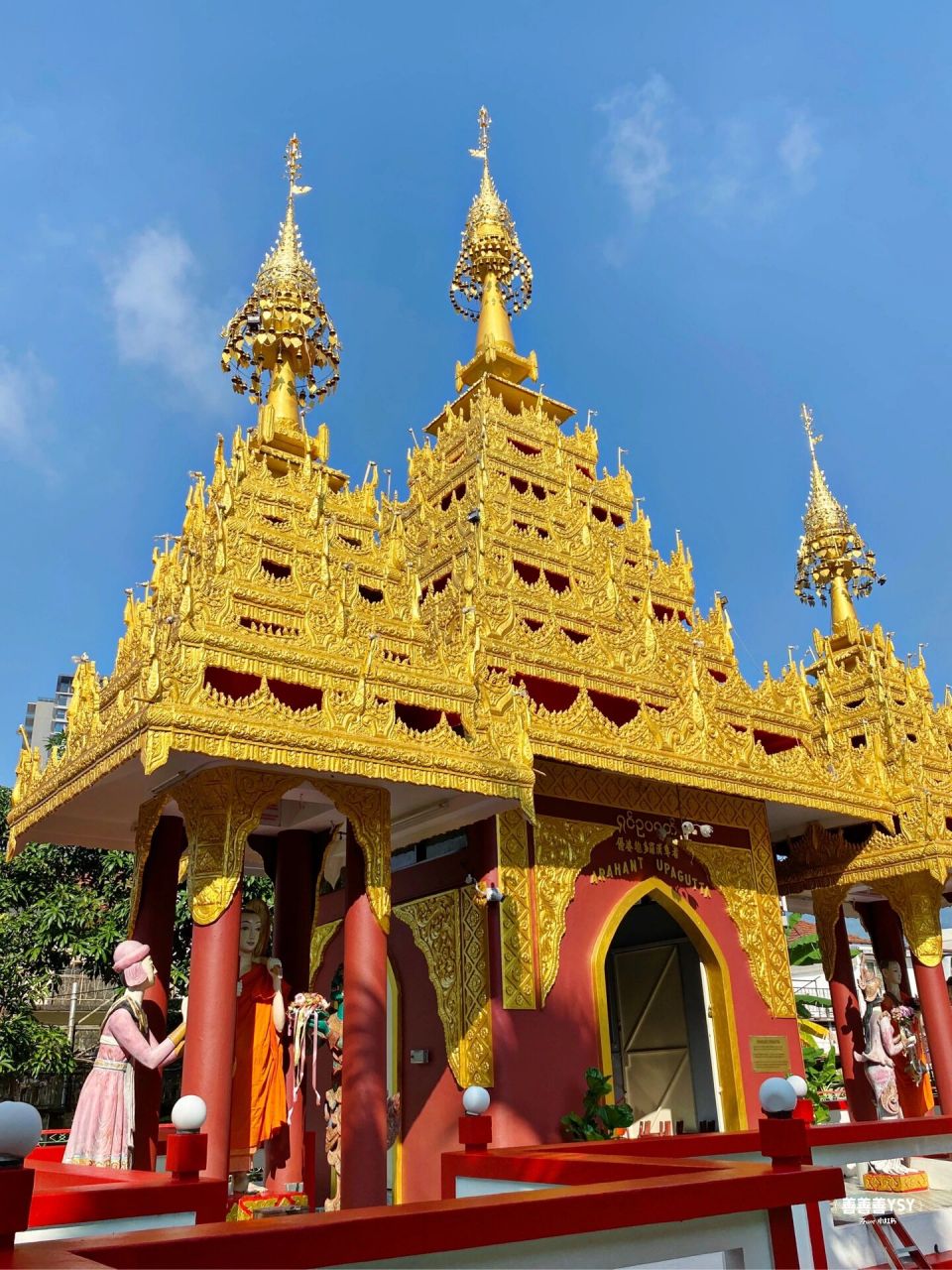 马来西亚槟城必去佛庙 | 参观卧佛缅佛0599 这是槟城市内出名的2