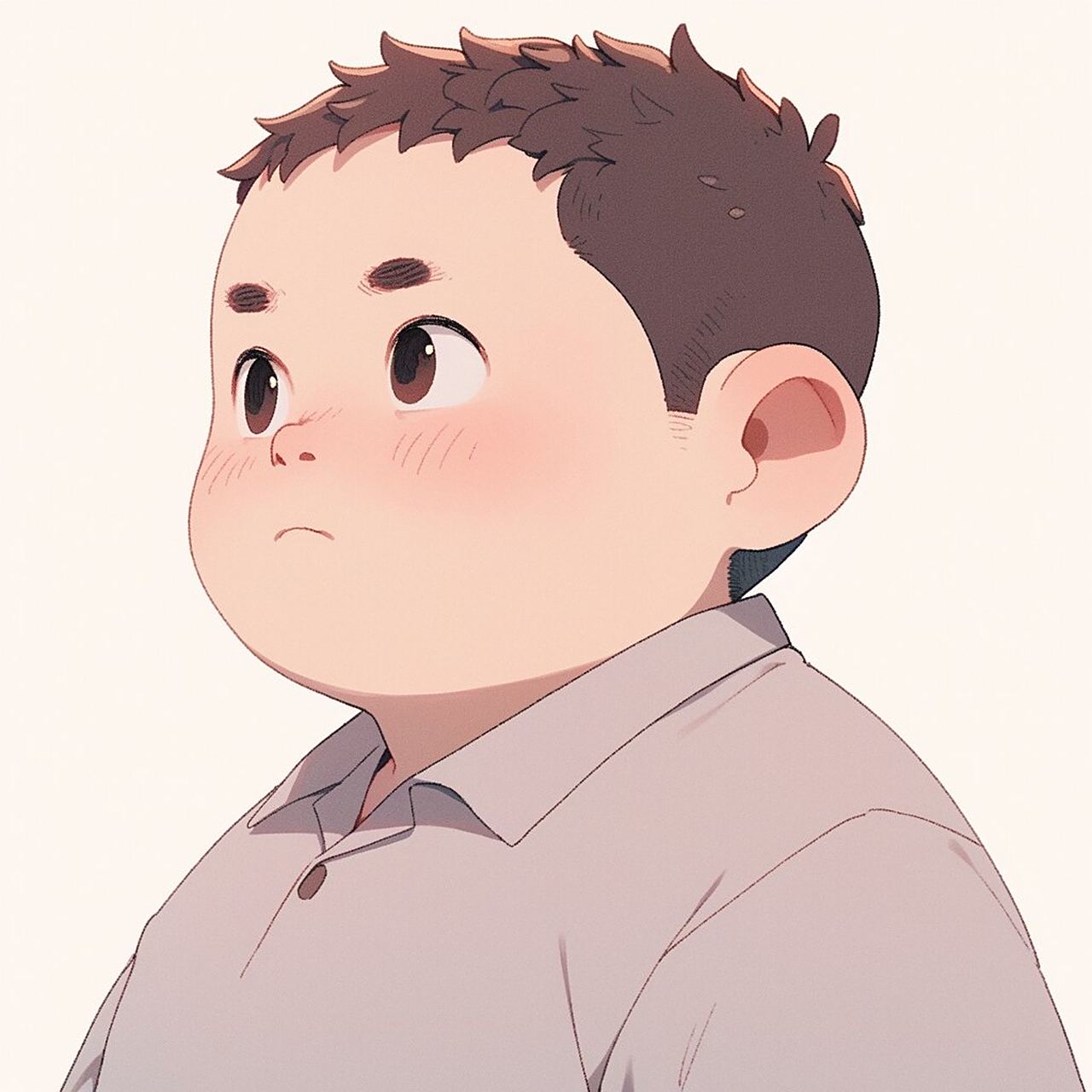 胖胖男生的专属头像!