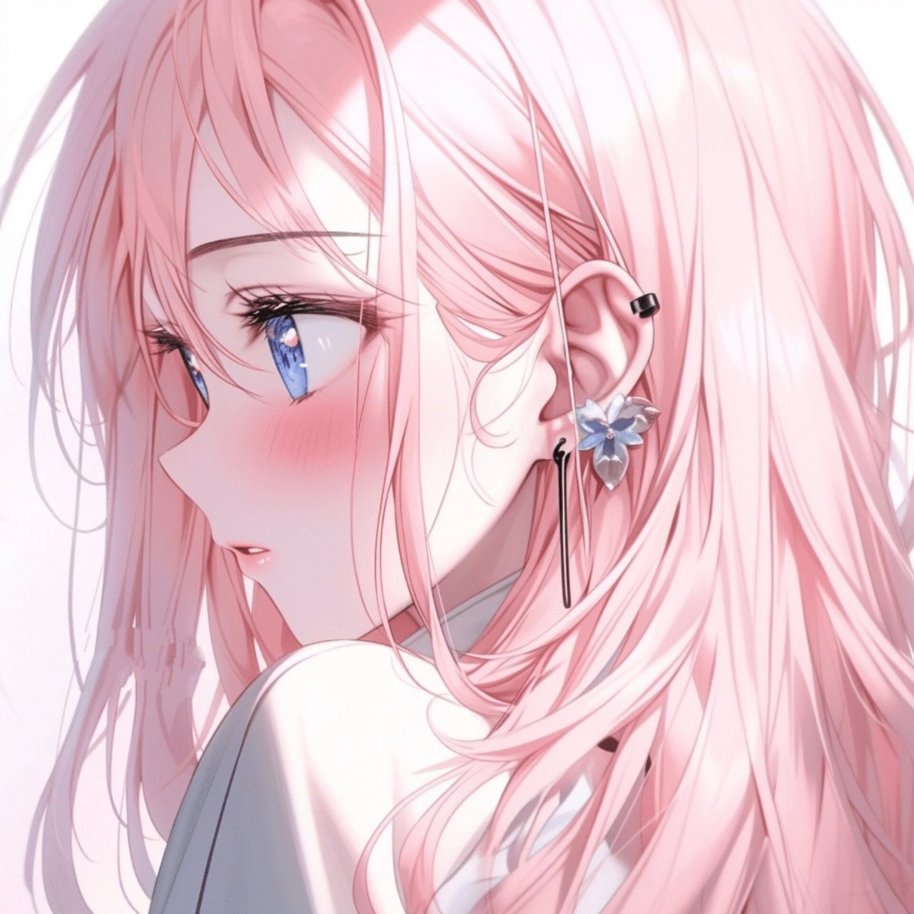 二次元少女头像