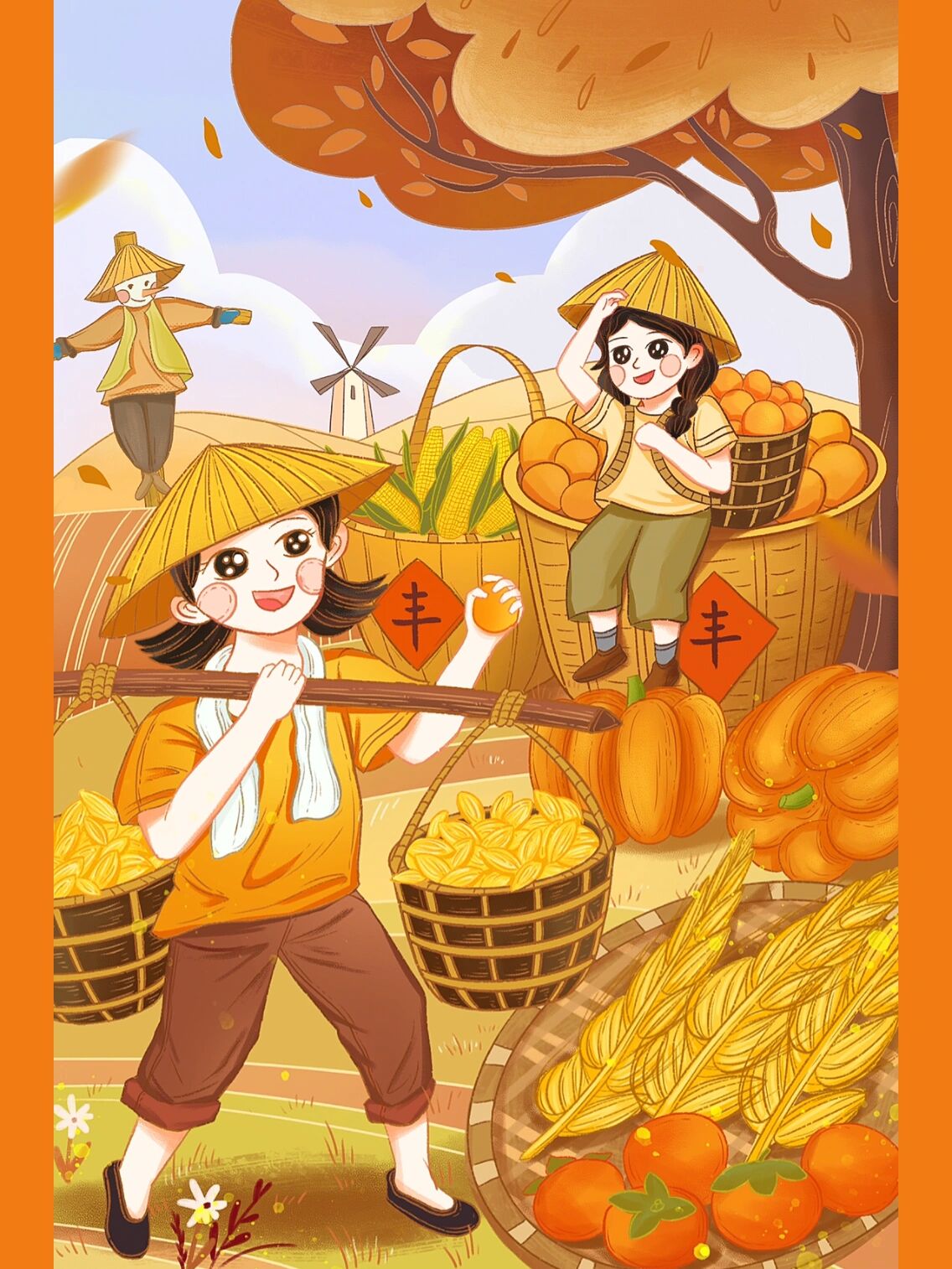 暖色系的丰收是秋的述说 金秋送爽,万里晴空一鹤排云上,便引诗情到