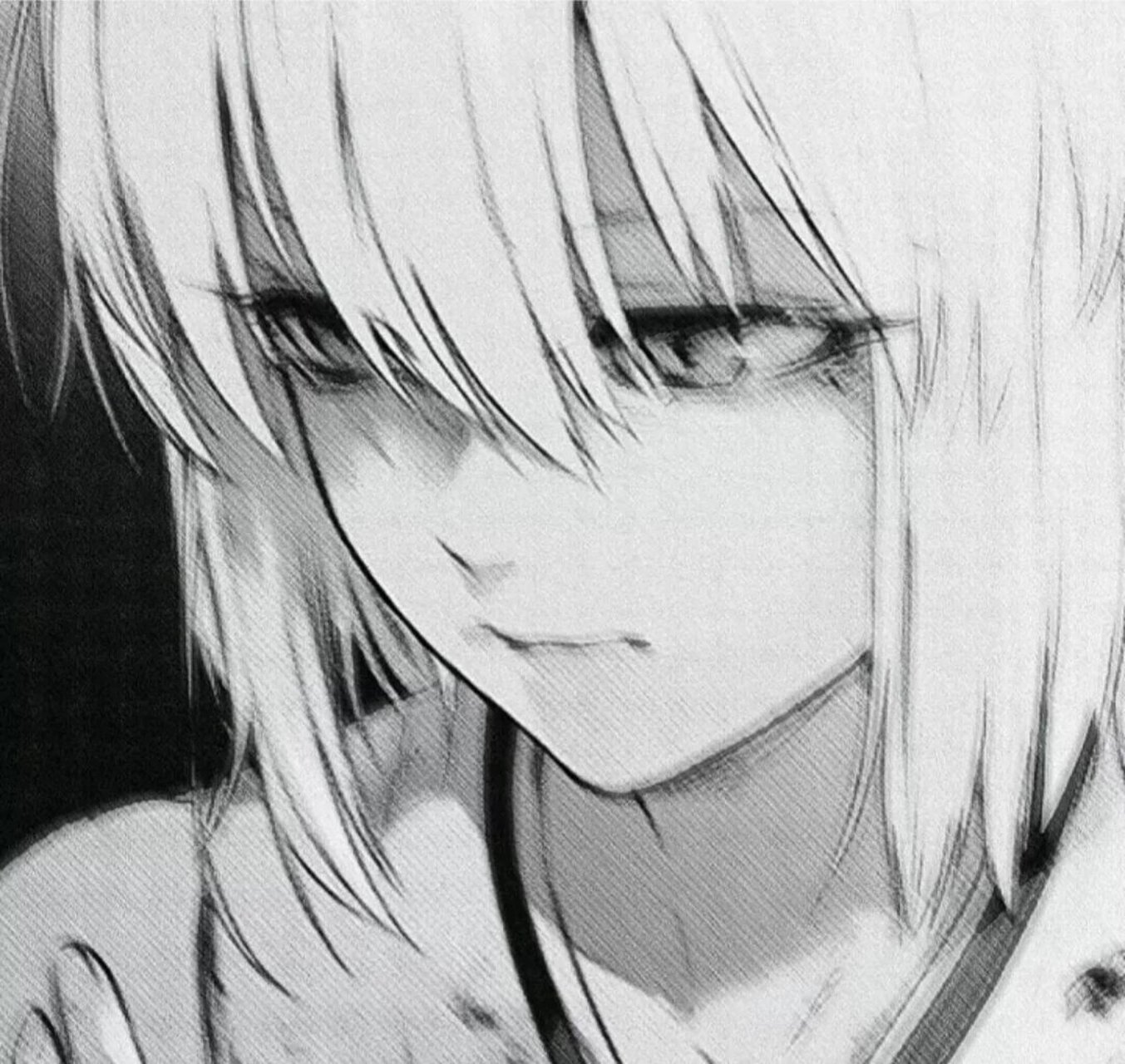 动漫女生头像』黑白女漫头』抑郁简约丧黑白 #动漫女生头像# #动漫