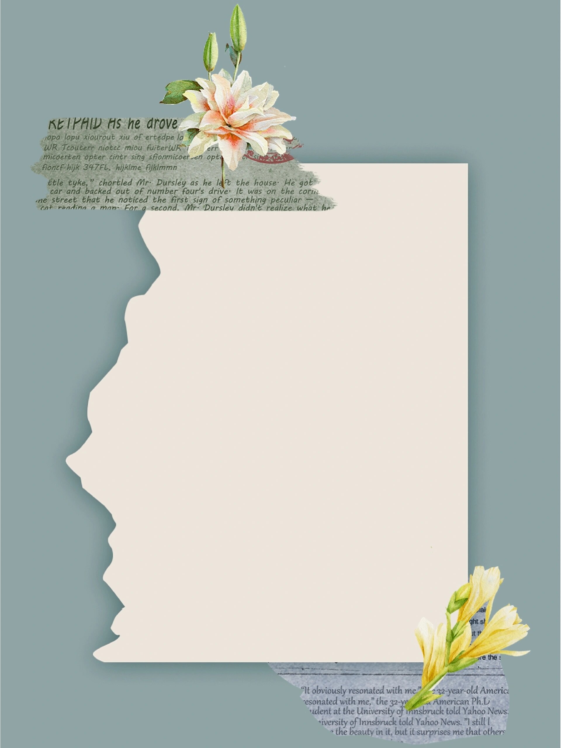 读书笔记摘录空白模板|一周五天不重样