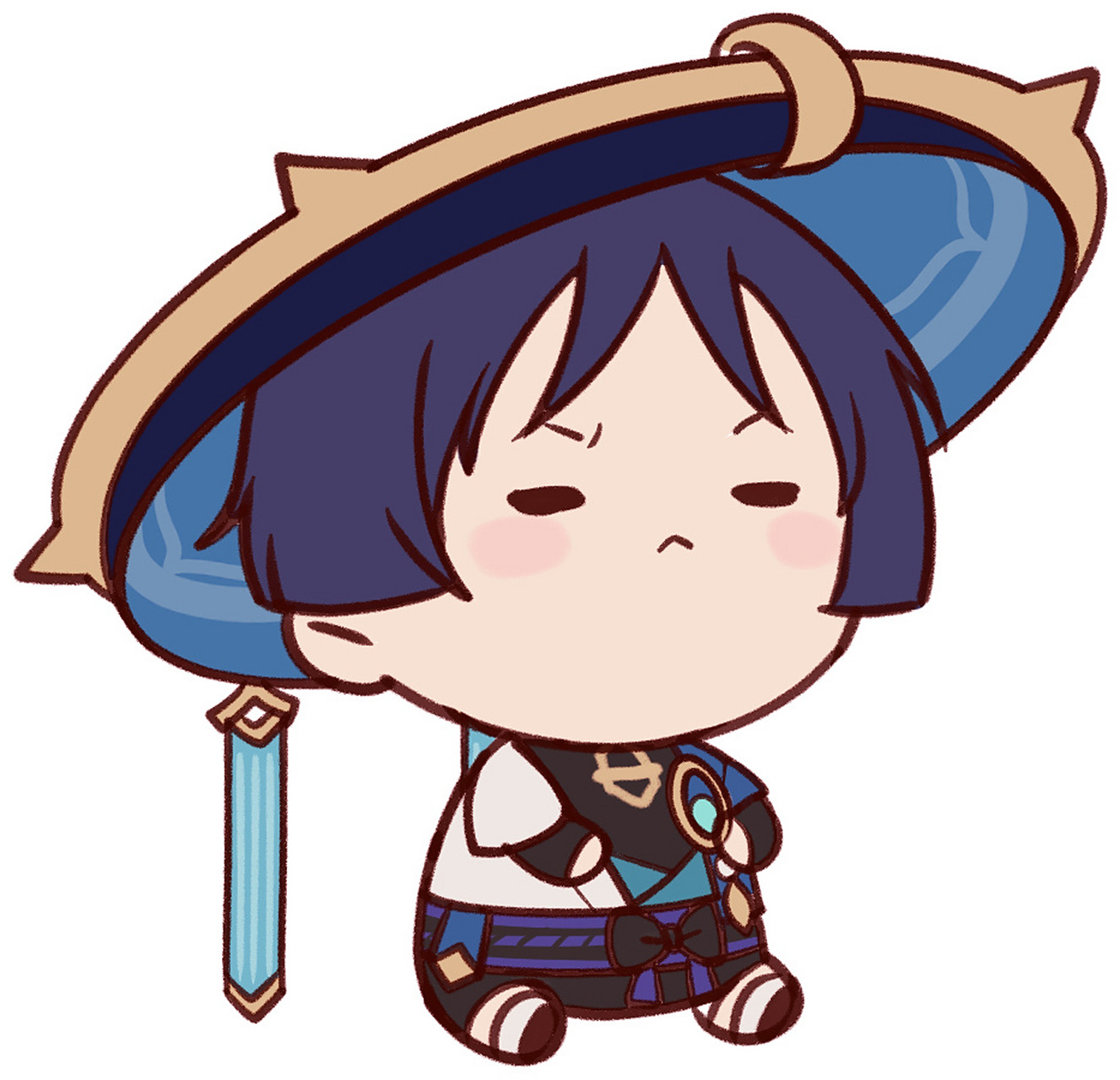 原神表情包系列(1)流浪者