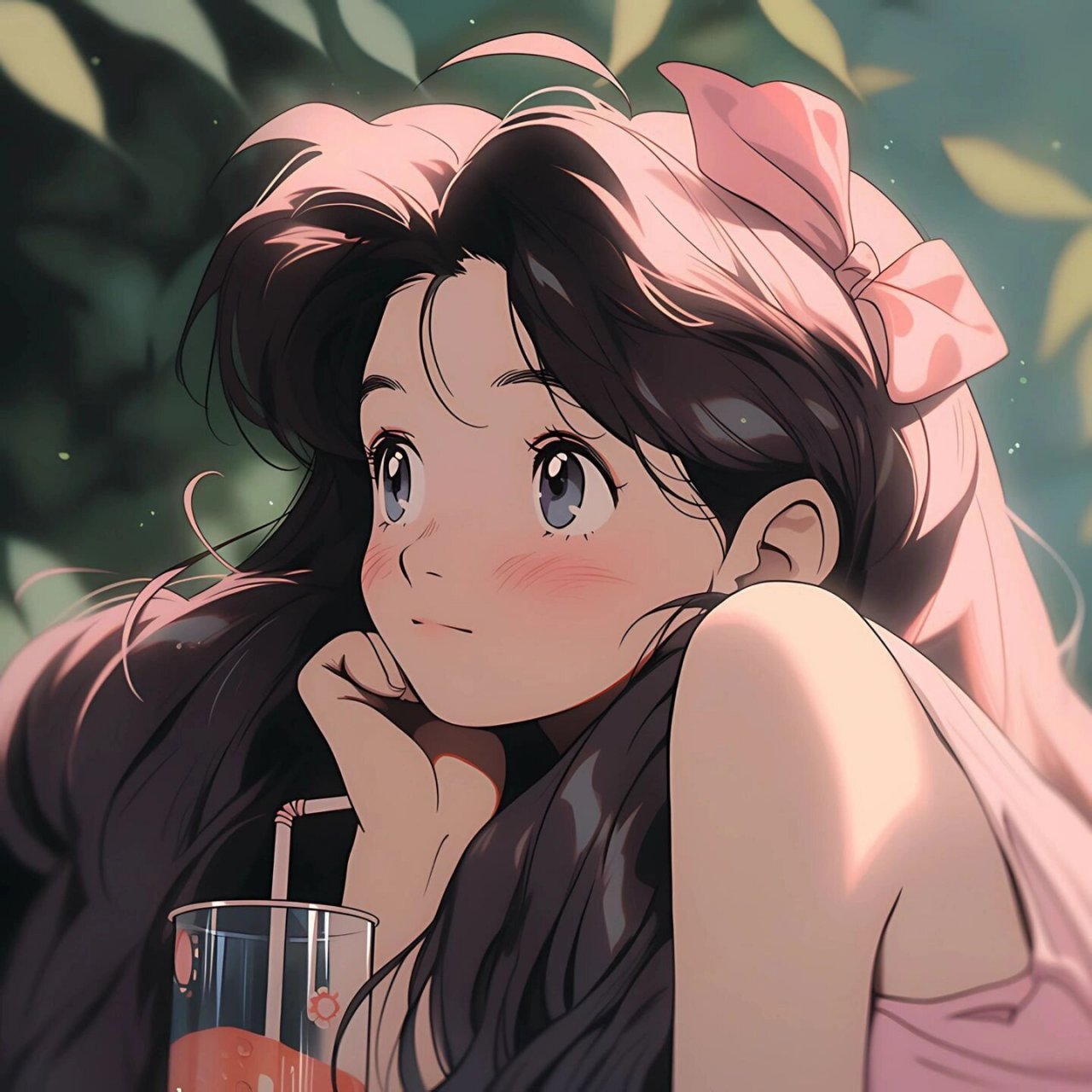 治愈微笑女孩头像