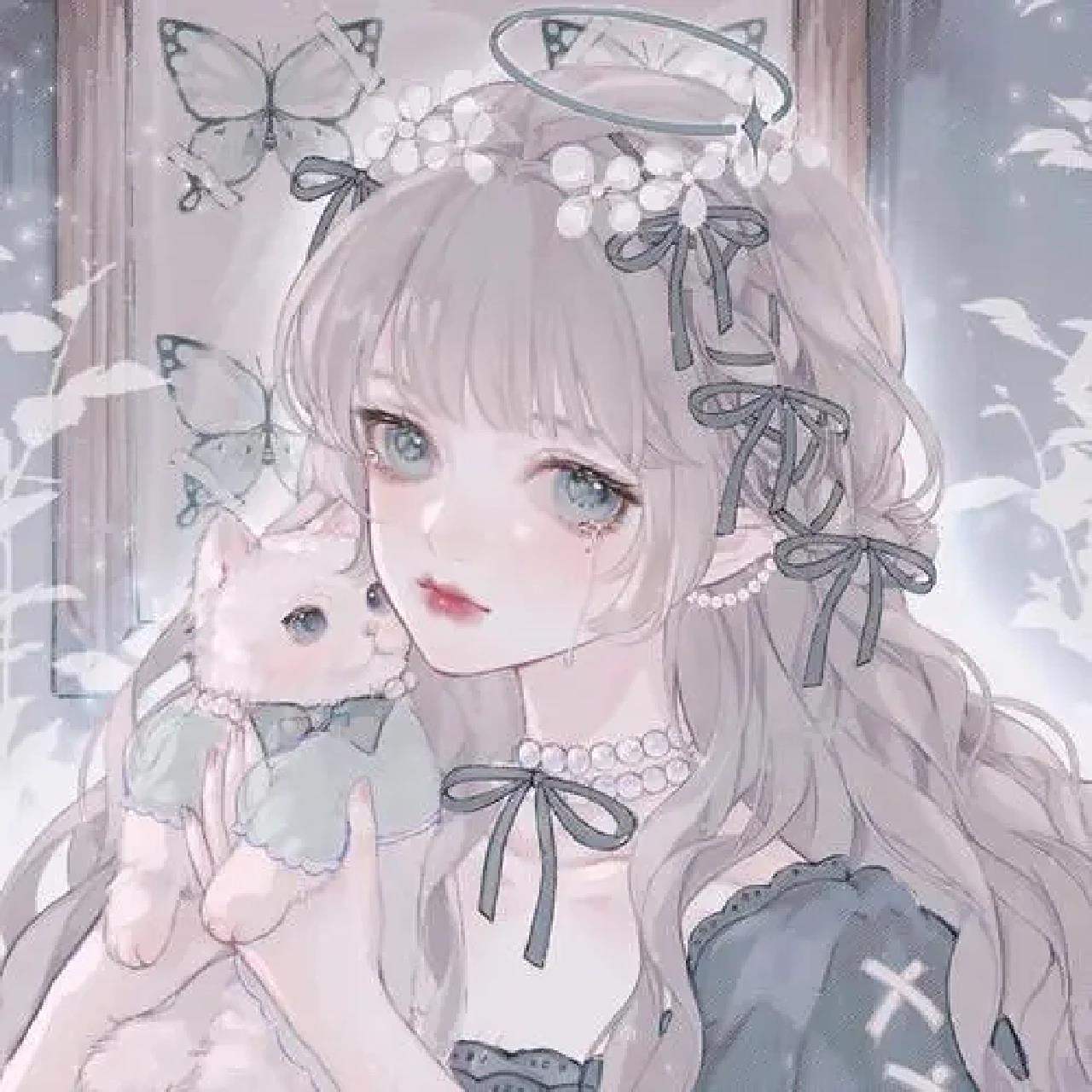 仙气呆萌的漫画女生头像  拿图记得告诉我一声