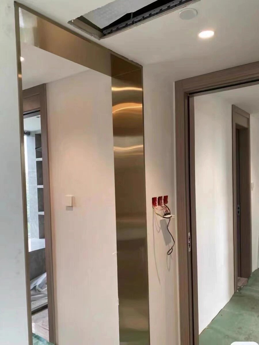 304不锈钢  门套 窗套 阳台垭口套金属包边 不锈钢门套窗套阳台垭口套
