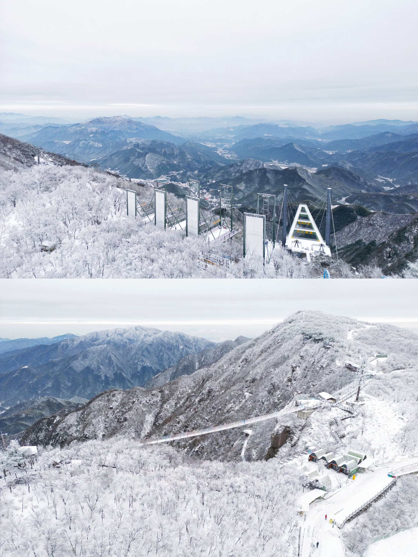 云上草原雪场图片