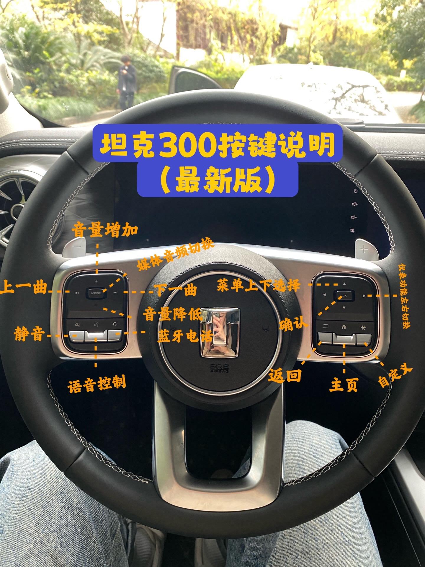 坦克300按键说明图解来啦你都用过了吗?
