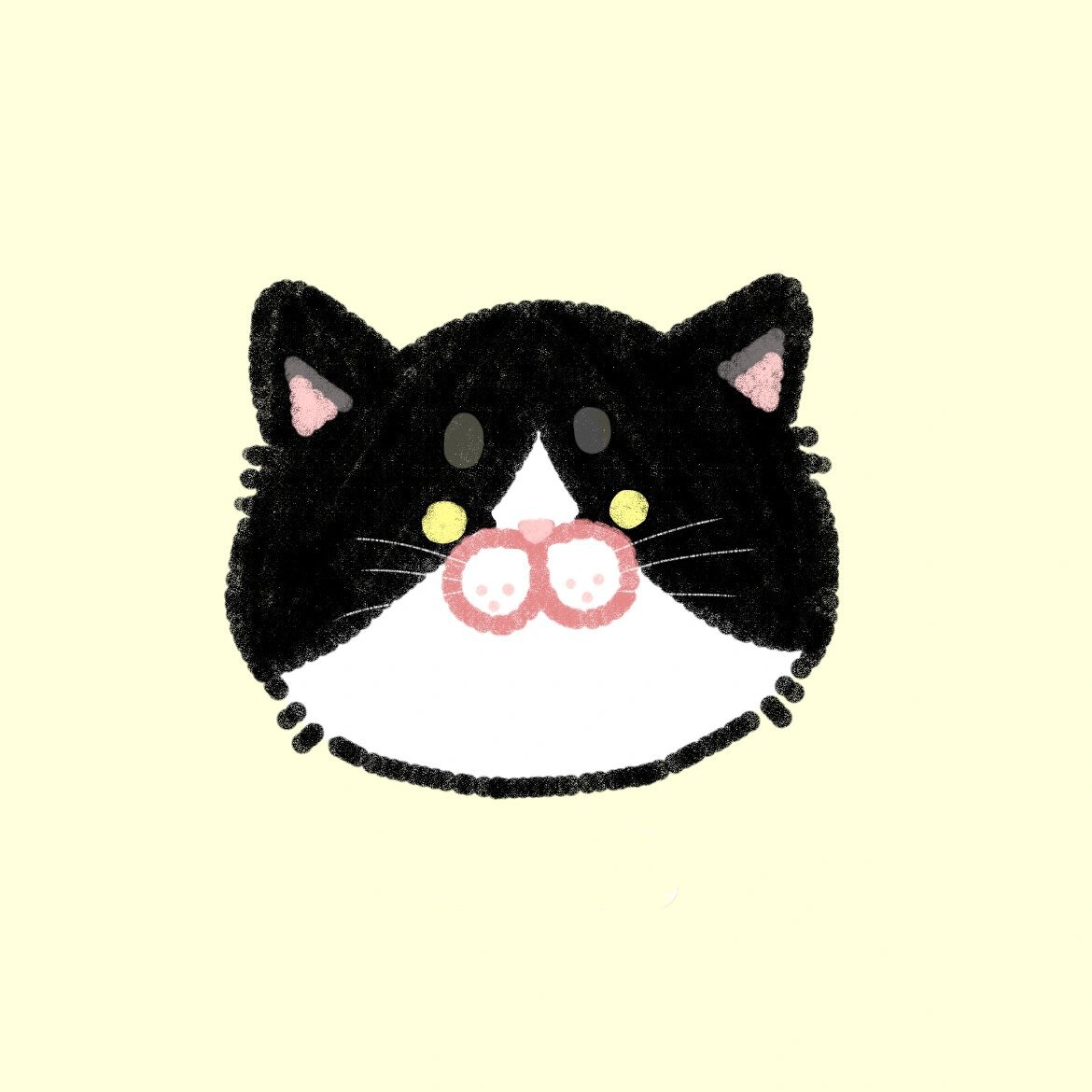 猫咪简笔画92|原创猫猫头来咯