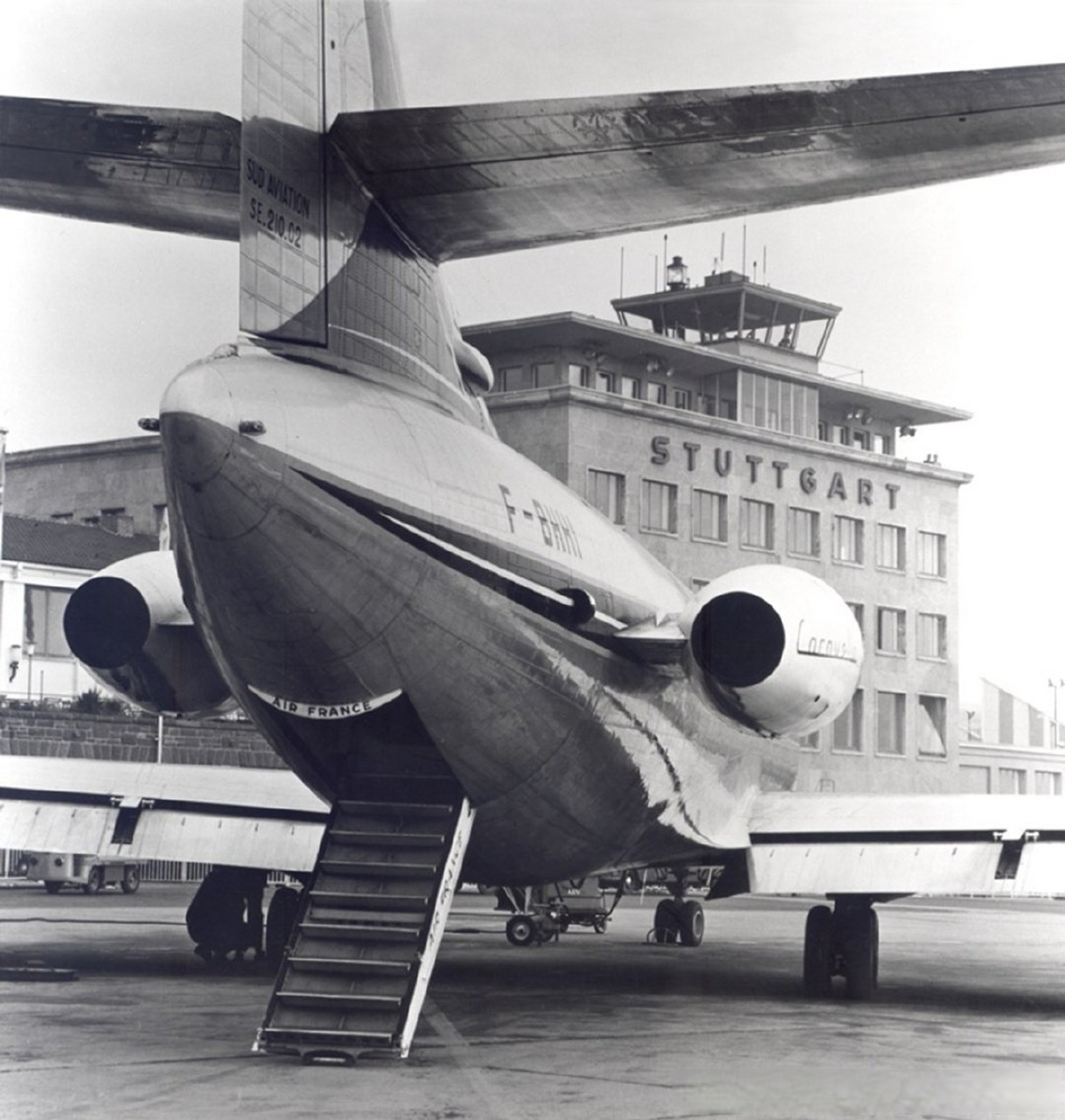 法国se210快帆客机的尾舱门