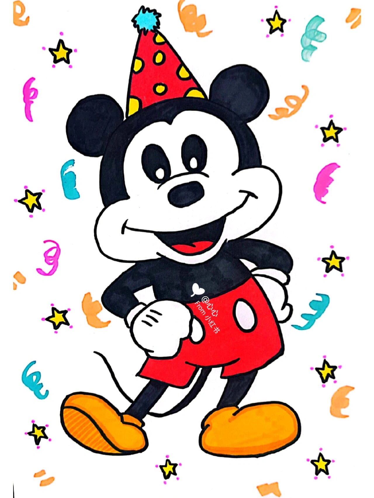 儿童画–米老鼠