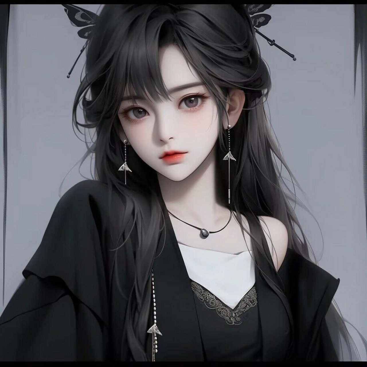 暗黑系女生酷飒头像|生人勿近 你是恶魔且为我所用