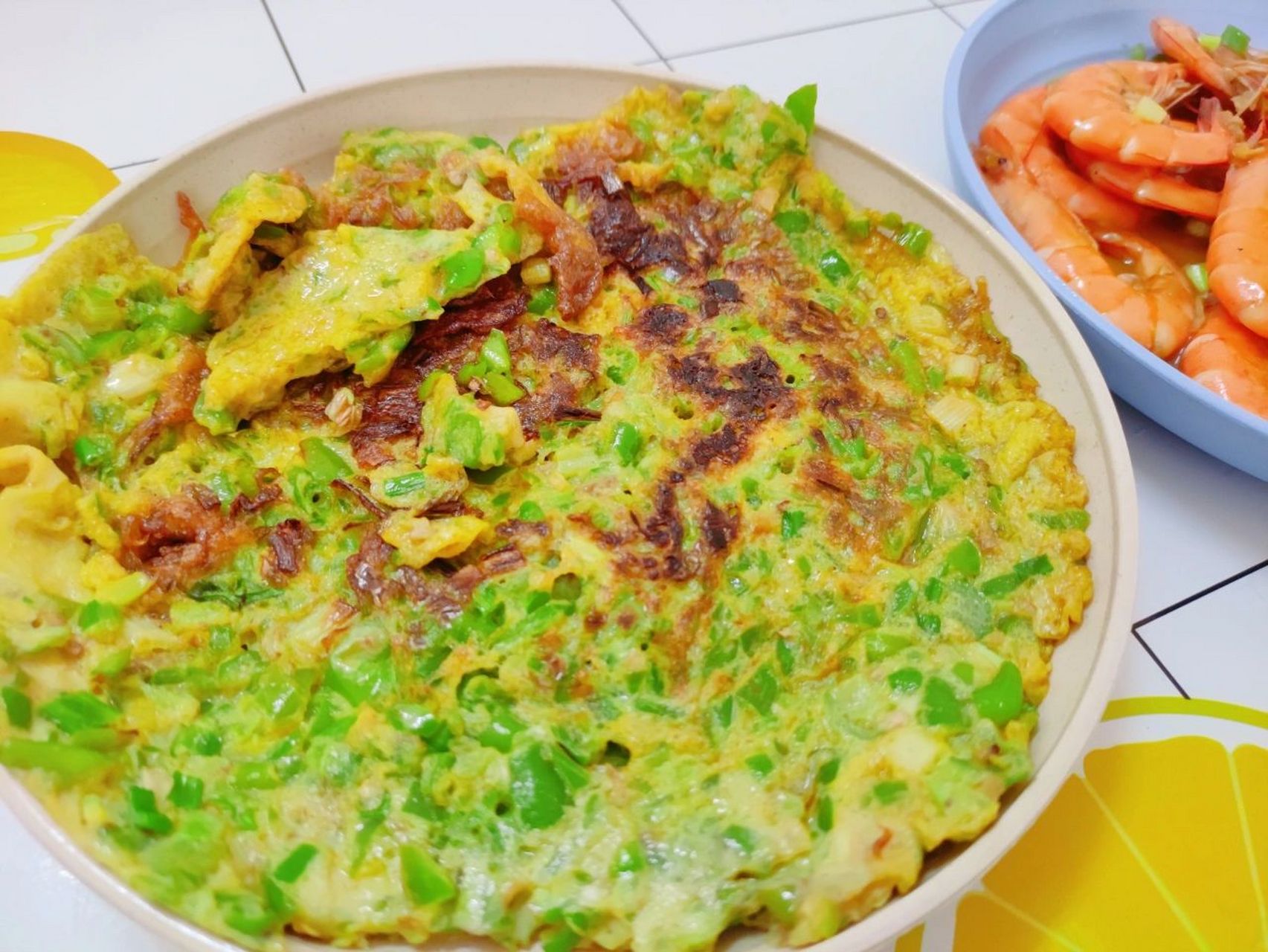 啊啊啊这哪是青椒斩蛋75分明是斩吃货的心啊 厨房剩了一些辣椒,最近