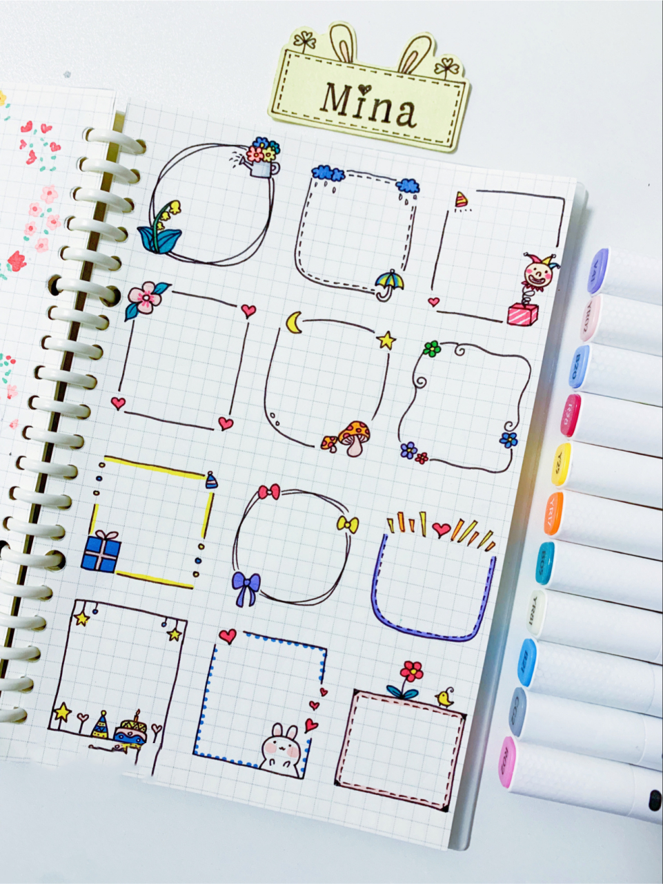 ins萌萌哒手账边框素材 | 简笔画 正在做手账或手抄报的小伙伴 或许你