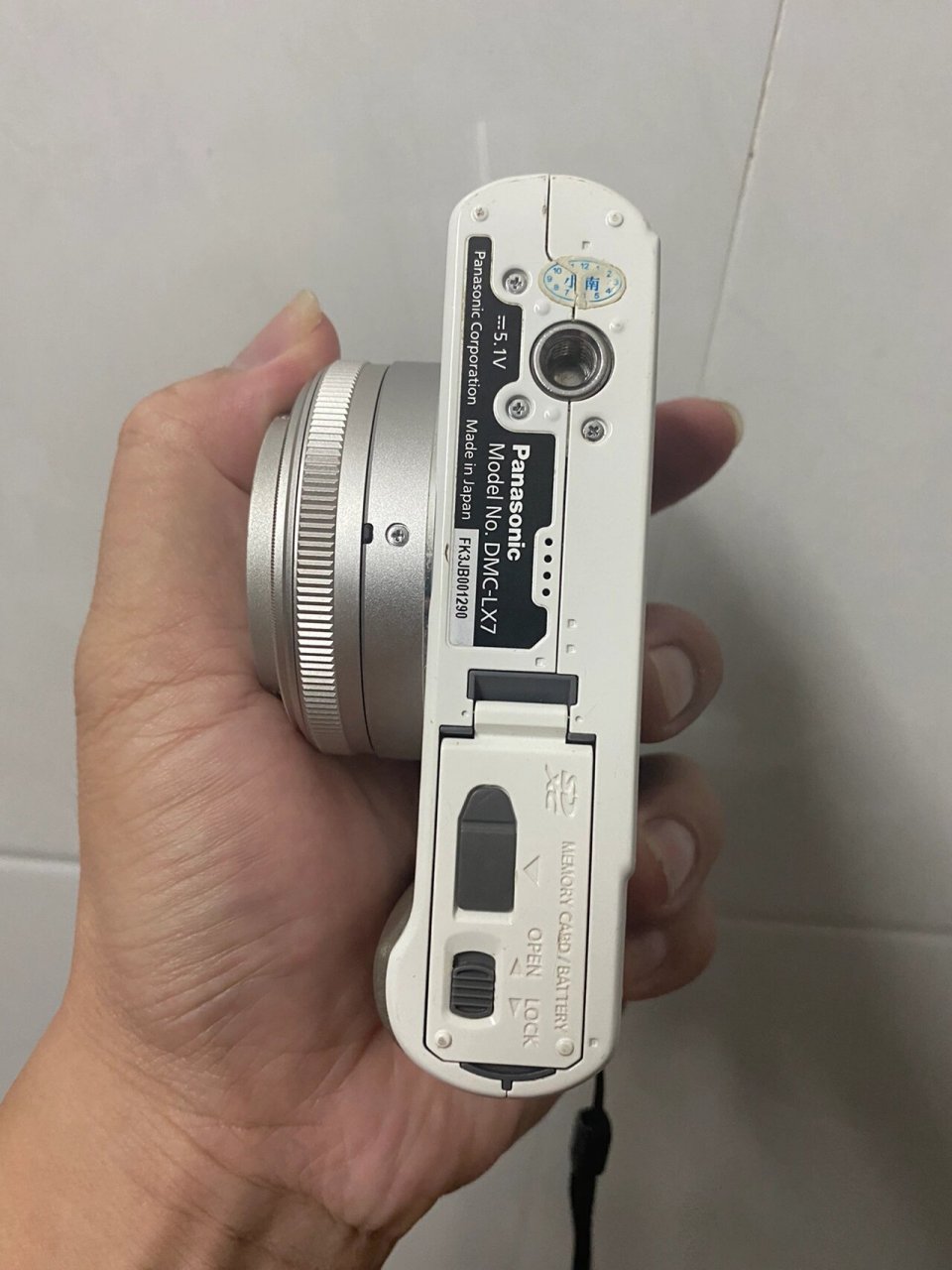 松下lx7白色数码相机卡片机ccd复古相机 松下lx7 奶白色 好看时尚大方