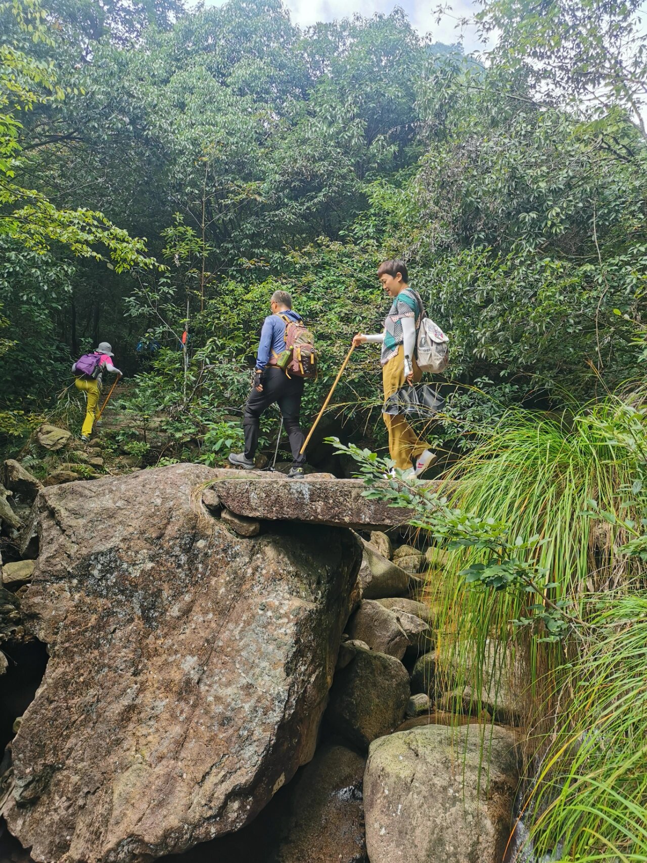 九华山白沙岭古道