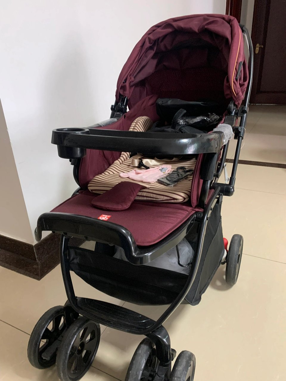 出售九成新gb好孩子婴儿车c400 用了不超过二十次 出售九成新gb好孩子