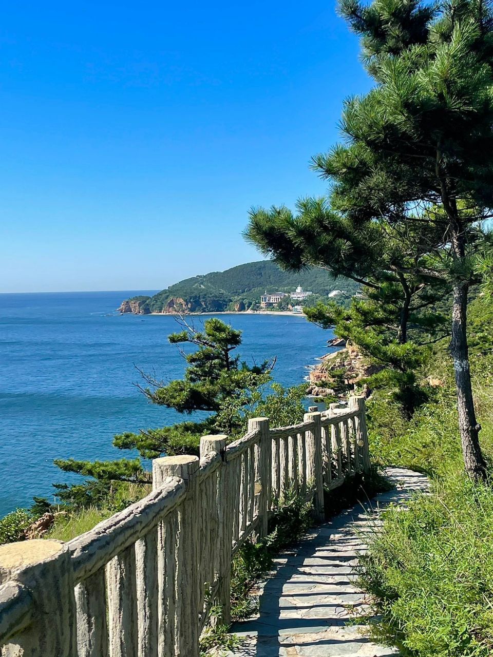 大连海之韵公园晨曦沙滩攻略 路径1:怪坡茶馆后的小路下,小路全长快2