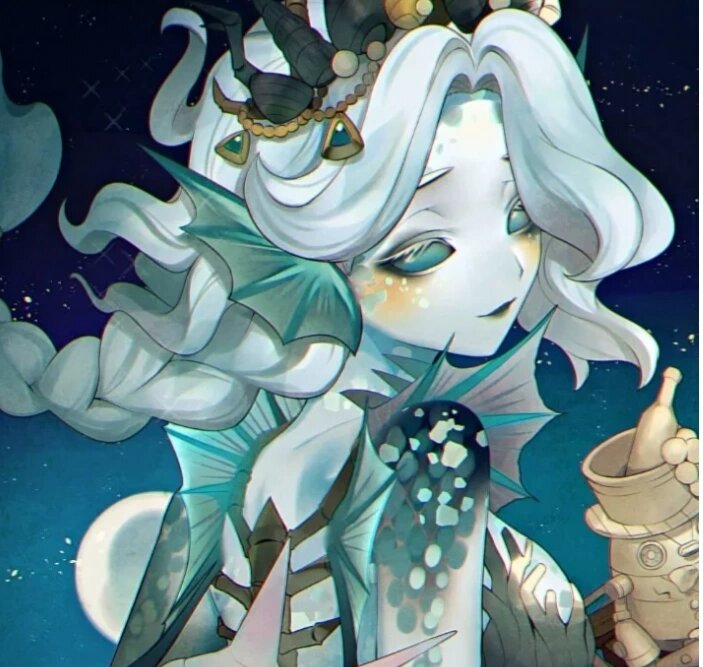 第五人格人物头像第八期 这次是渔女姐姐 为什么,为什么鱼儿不吃蛋糕